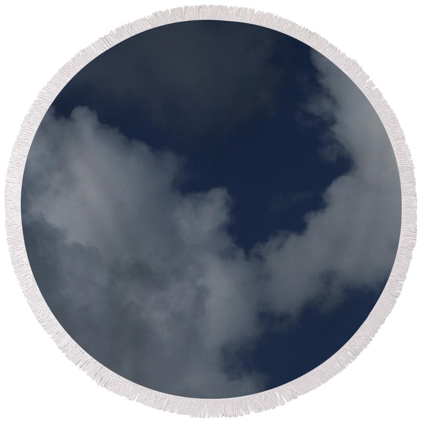  Round Beach Towel featuring the photograph Cumulus 12 by Richard Thomas