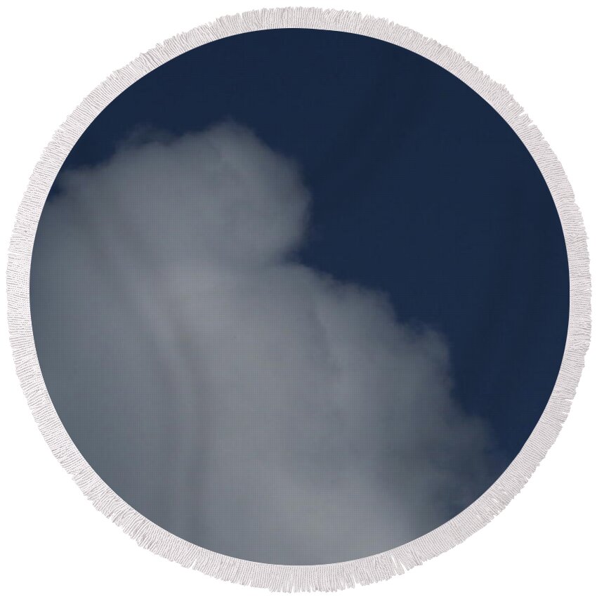  Round Beach Towel featuring the photograph Cumulus 16 by Richard Thomas