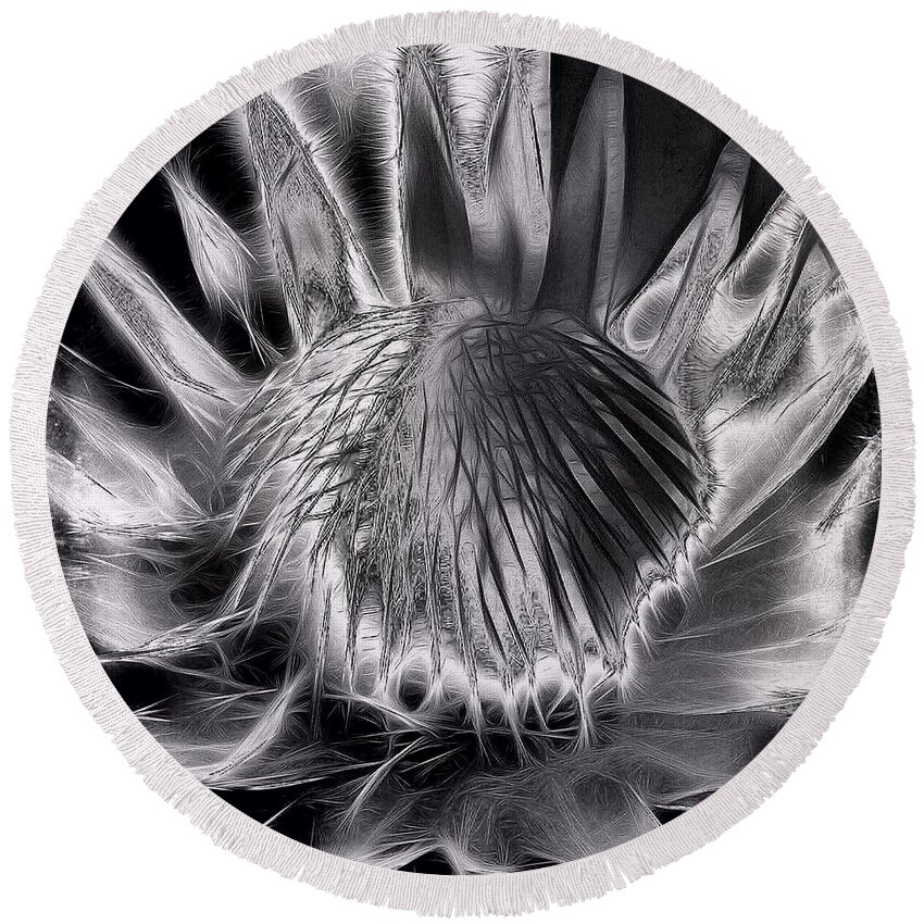 Image Created On Instagram Via @kmessmer53 Round Beach Towel featuring the photograph Electrified by Kathleen Messmer