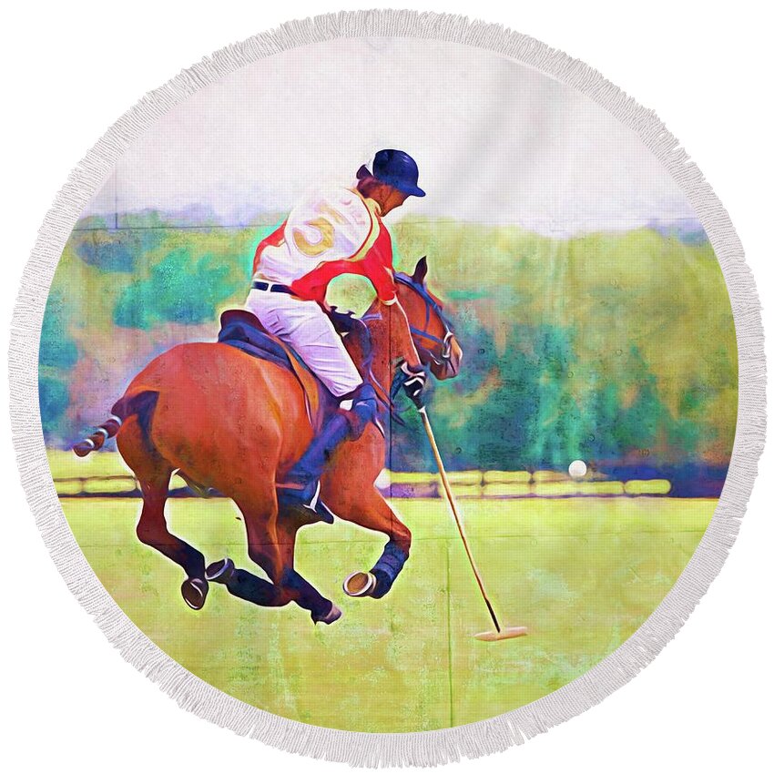 Alicegipsonphotographs Round Beach Towel featuring the photograph Flying Shot by Alice Gipson