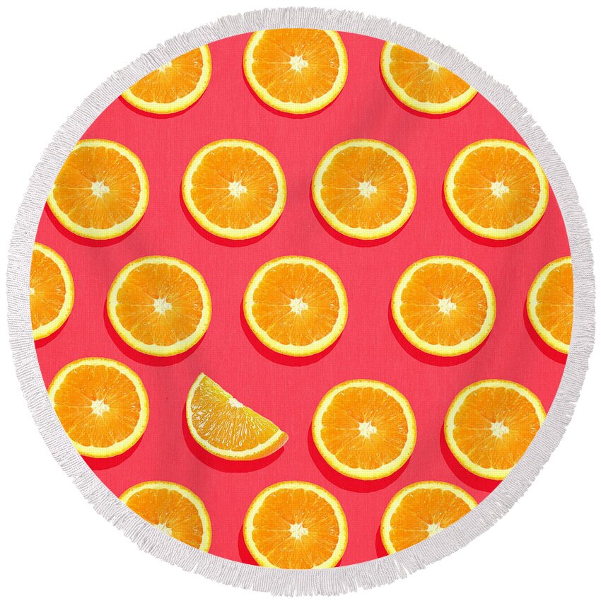 Vibrant Color Round Beach Towels