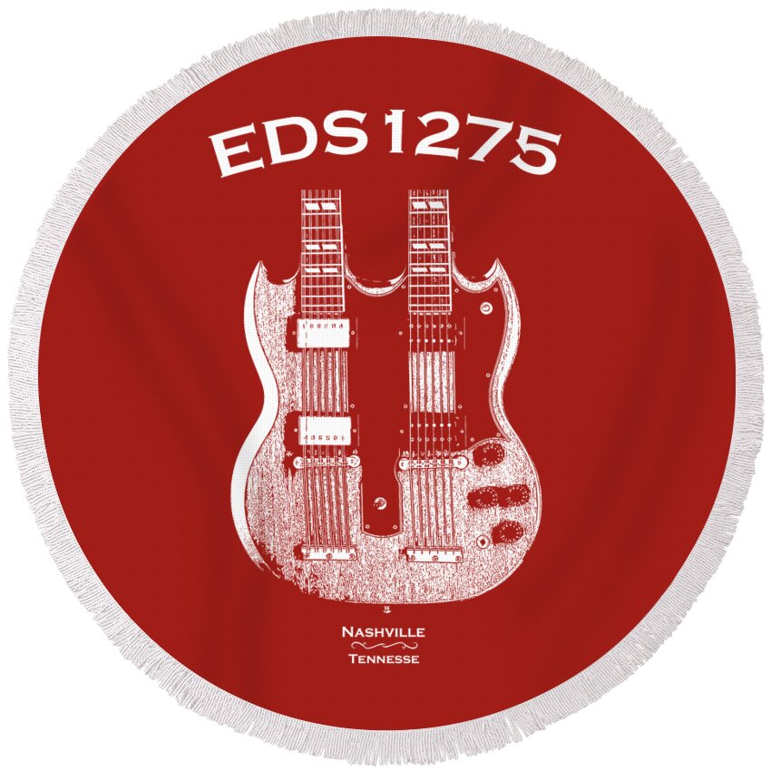 Gibson Eds 1275 Round Beach Towel featuring the photograph Gibson EDS 1275 by Mark Rogan