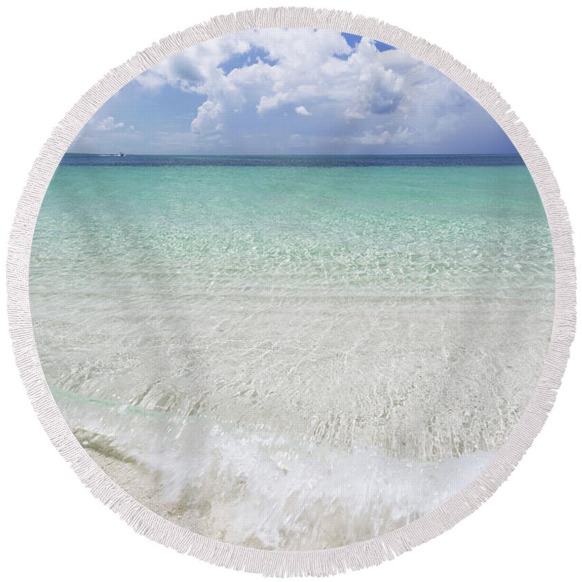 Grace Round Beach Towel featuring the photograph Grace by Chad Dutson