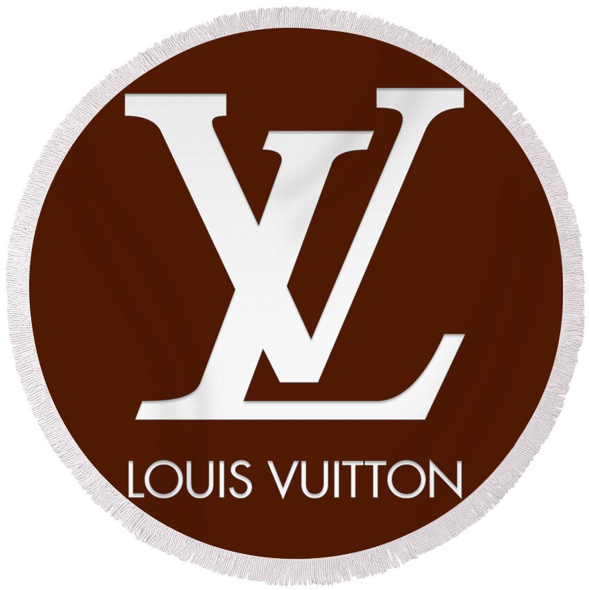 Louis Vuitton Logo Round Beach Towel for Sale by Hesti Seneng
