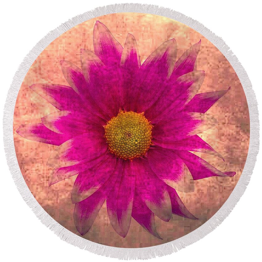Nature Round Beach Towel featuring the photograph Nature Beauty by MaryLee Parker