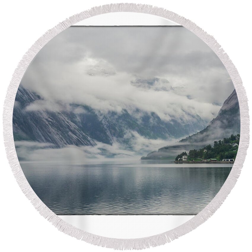 Norway Round Beach Towel featuring the photograph Norway by R Thomas Berner