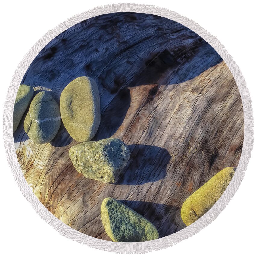 Landscape Round Beach Towel featuring the photograph Seven by Jonathan Nguyen