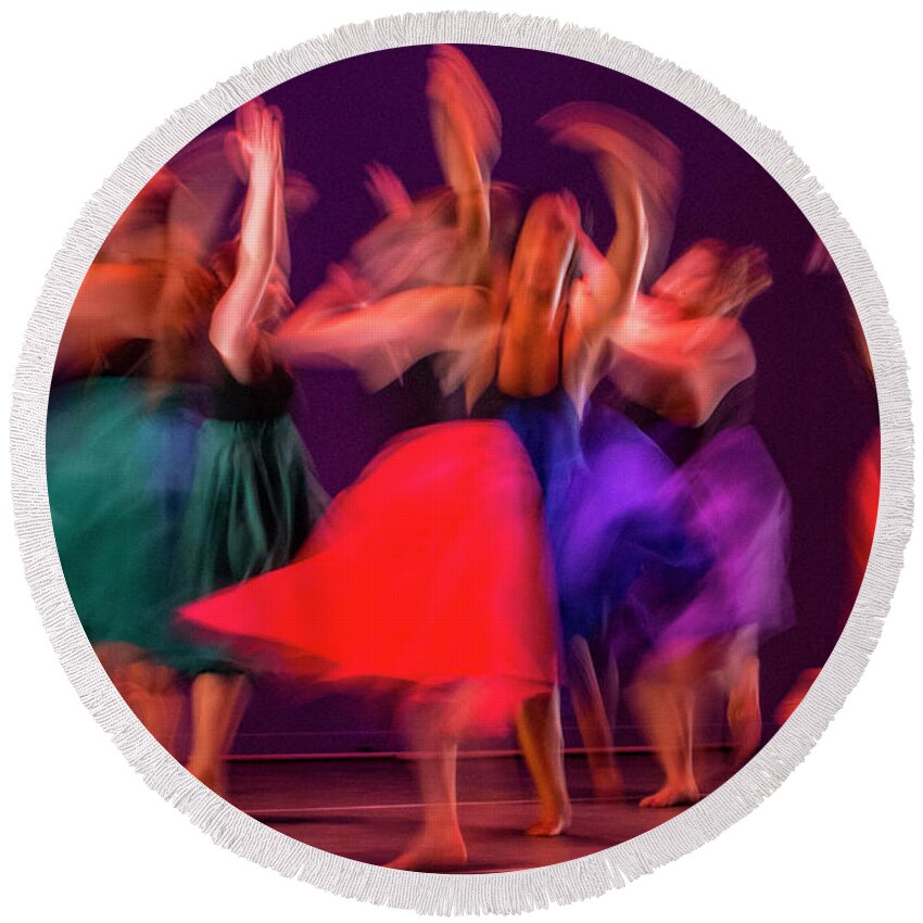 Dance Round Beach Towel featuring the photograph So Free by Frederic A Reinecke