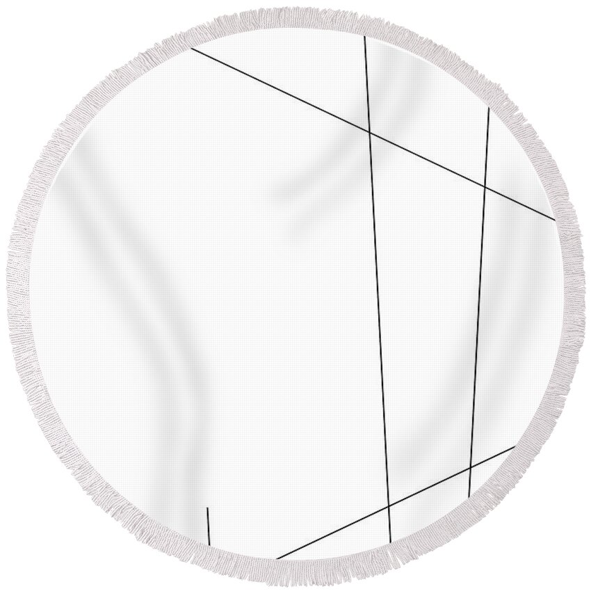 Jesus Round Beach Towel featuring the digital art The Creation by Payet Emmanuel