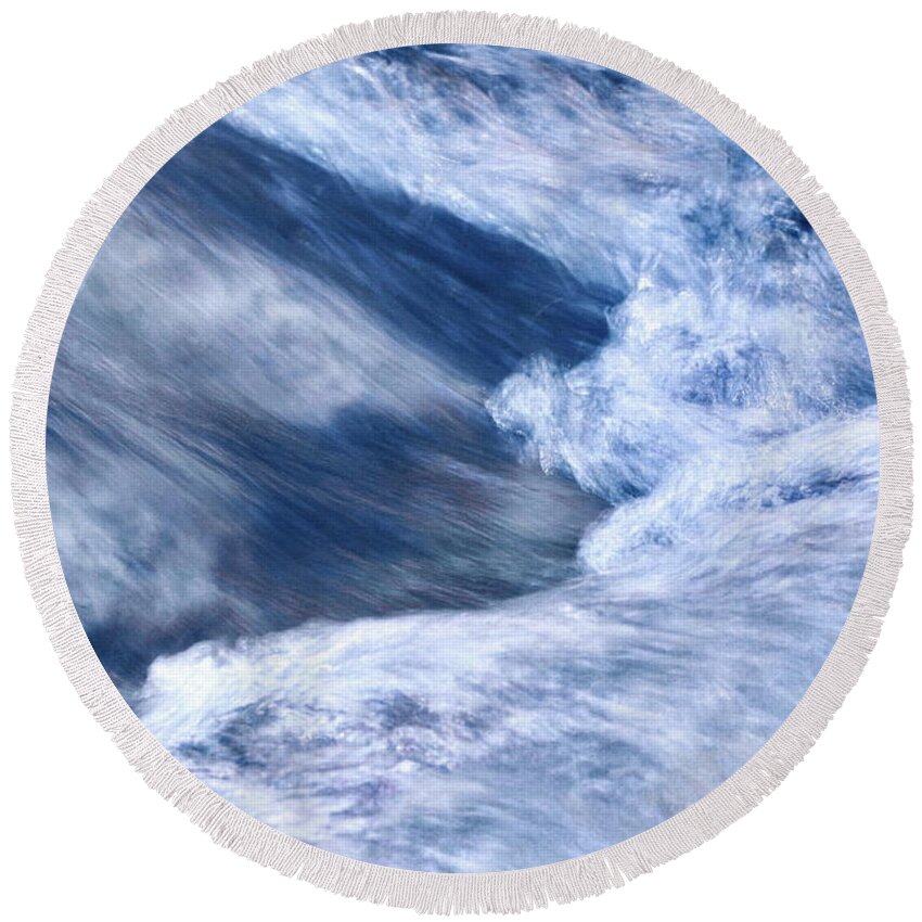 Raging Round Beach Towel featuring the photograph Wild by Andrea Kollo