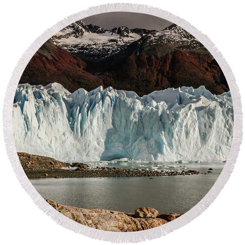 Patagonia Round Beach Towel featuring the photograph Acol by Ryan Weddle