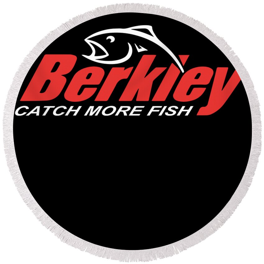 BERKLEY Fishing Logo Spinners Crankbaits LOVER shark Round Beach Towel