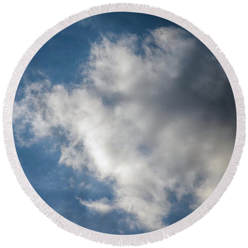 Greg Mimbs Round Beach Towel featuring the photograph Clouds 44 by Greg and Chrystal Mimbs