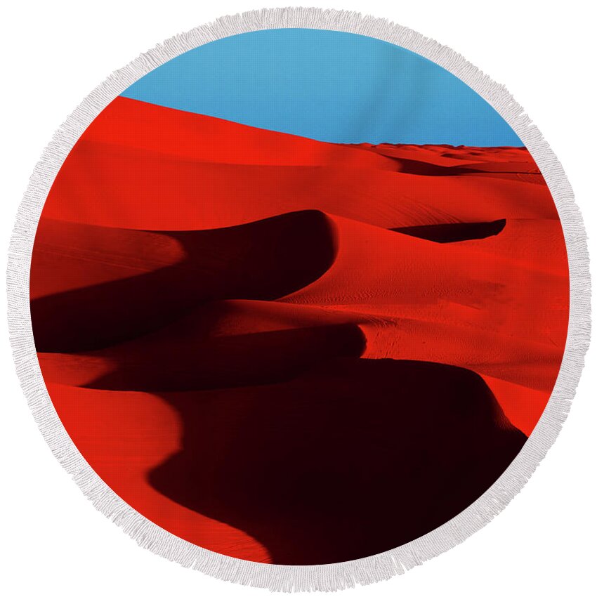 Imperial Sand Dunes in Red by MuzioArt Photography