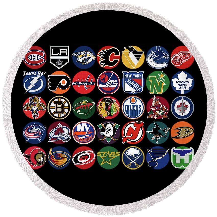 National Hockey League Background Logo Teams Jigsaw Puzzle by Movie Poster  Prints - Pixels