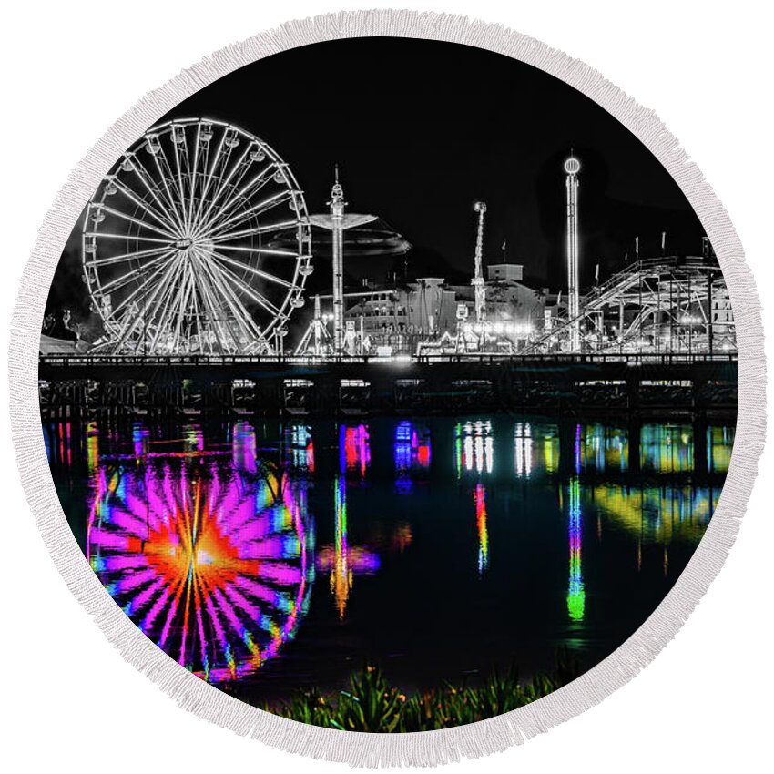 California Round Beach Towel featuring the photograph San Diego County Fair is Ozsome by David Levin