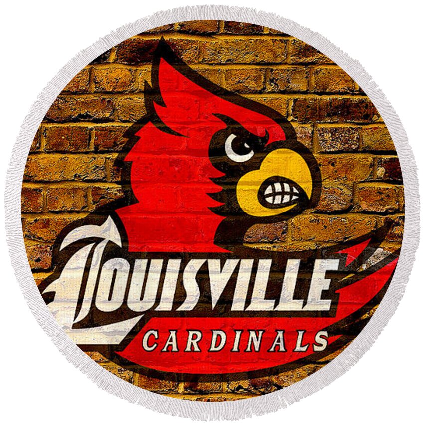 University of Louisville Cardinals Beach Towel by Steven Parker - Pixels  Merch