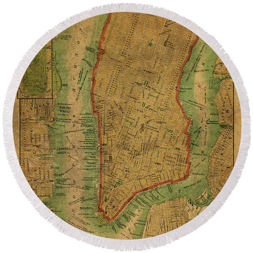 Designs Similar to Vintage Map of Manhattan