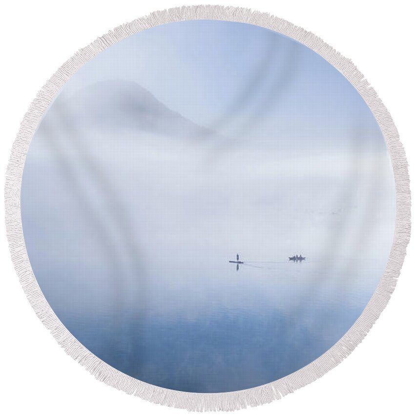 Awesome Round Beach Towel featuring the photograph Fantasy #1 by Khanh Bui Phu
