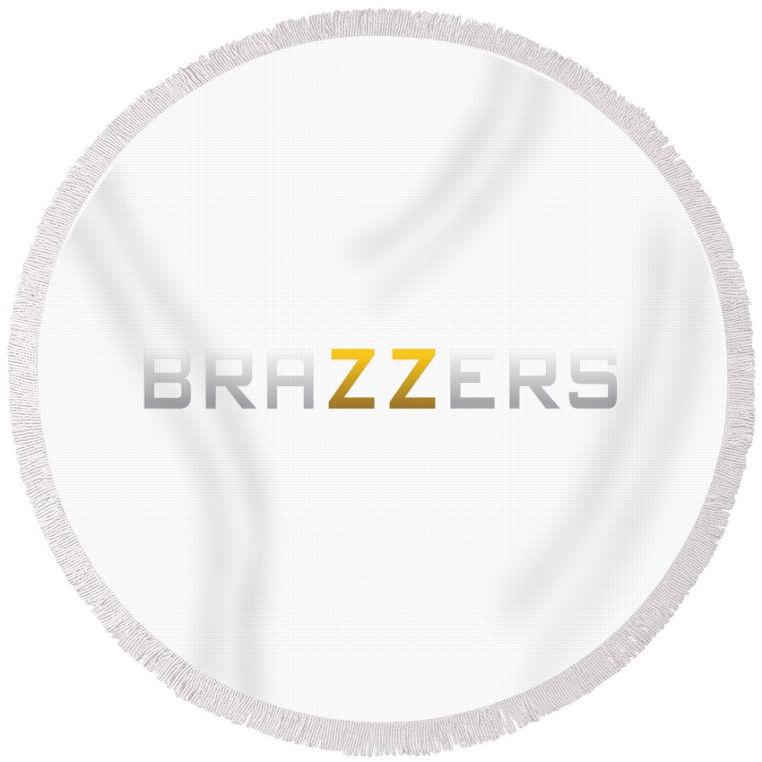 Brazzer Towel - Brazzers logo Round Beach Towel by Ryan Putrawira - Pixels