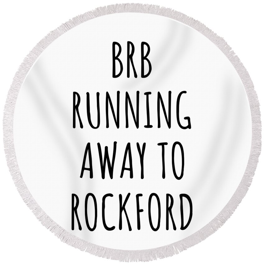 Rockford Round Beach Towels