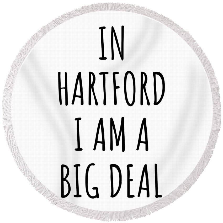 Hartford Round Beach Towels