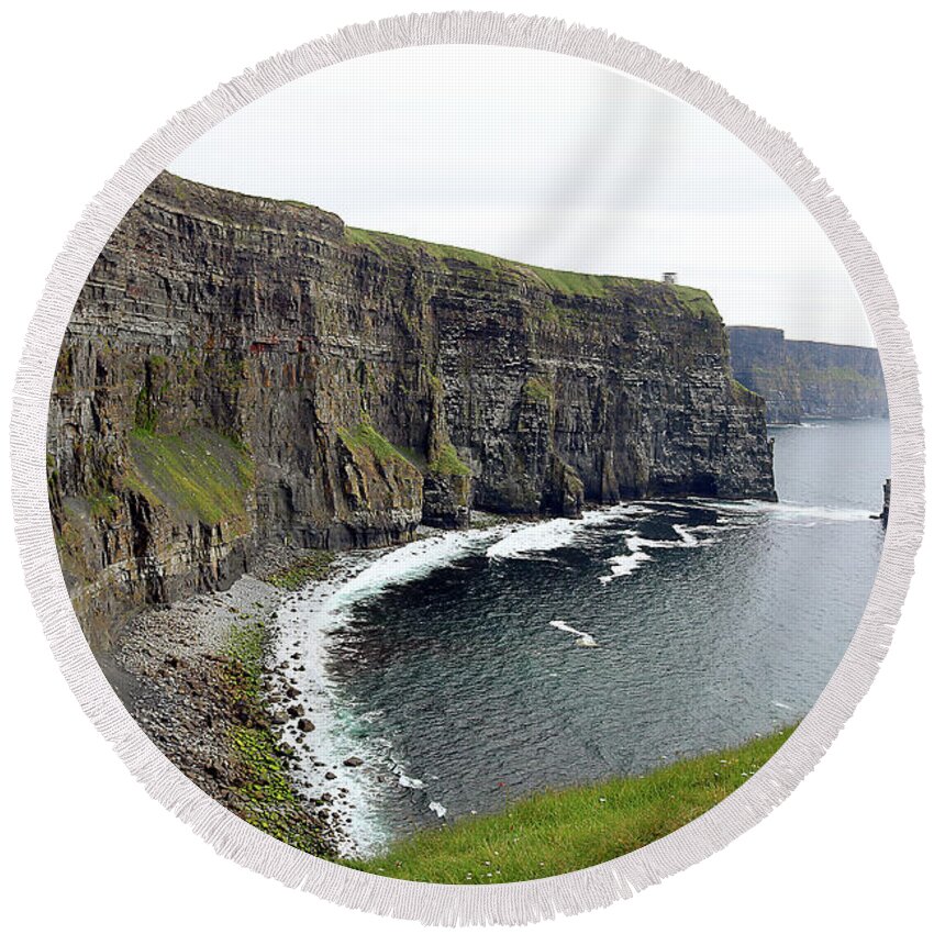  Round Beach Towel featuring the photograph Ireland 87 by Eric Pengelly