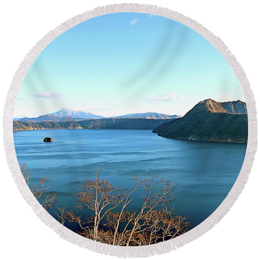 Round Beach Towel featuring the photograph Japn 61 by Eric Pengelly