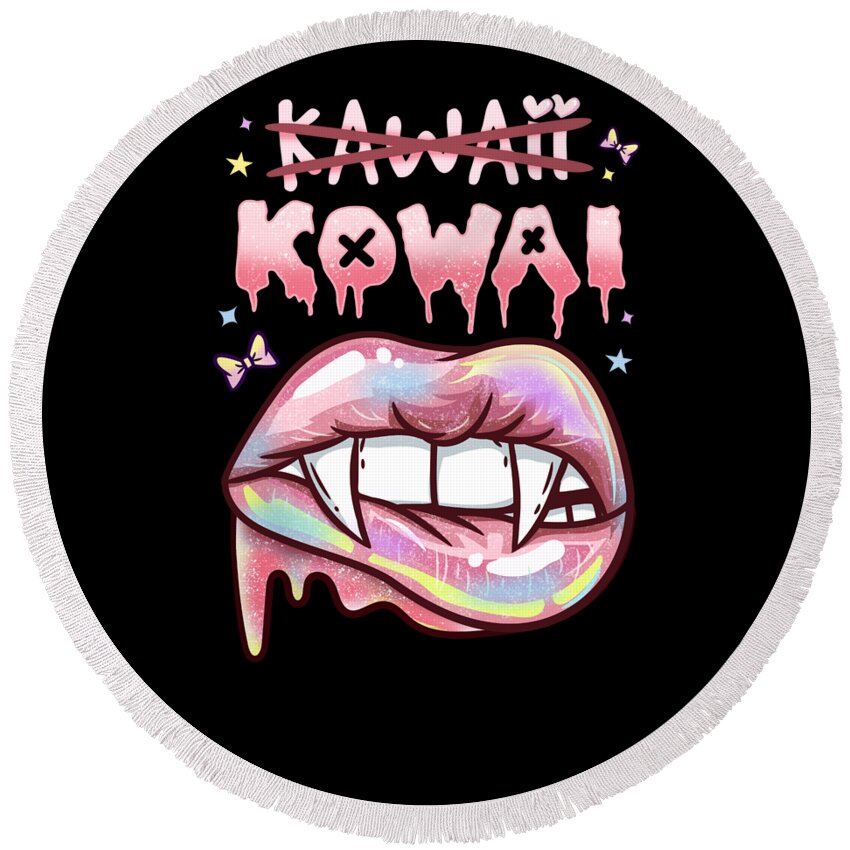 Kawaii Kowai I Pastel Goth I Menhera Design Bath Towel, 41% OFF
