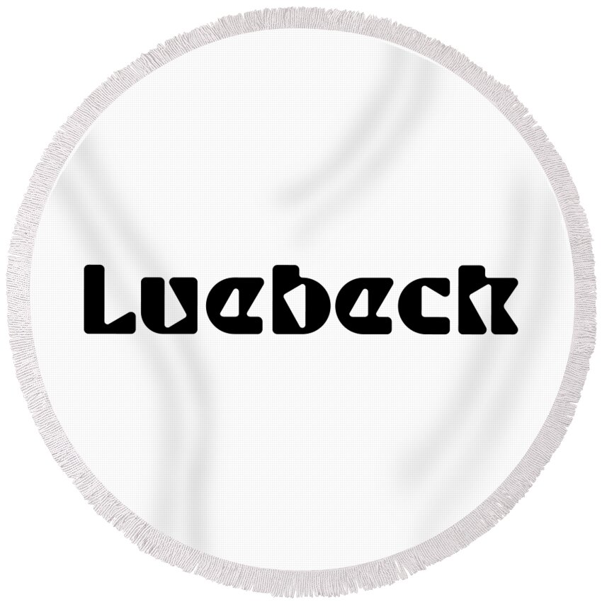 Luebeck Round Beach Towels