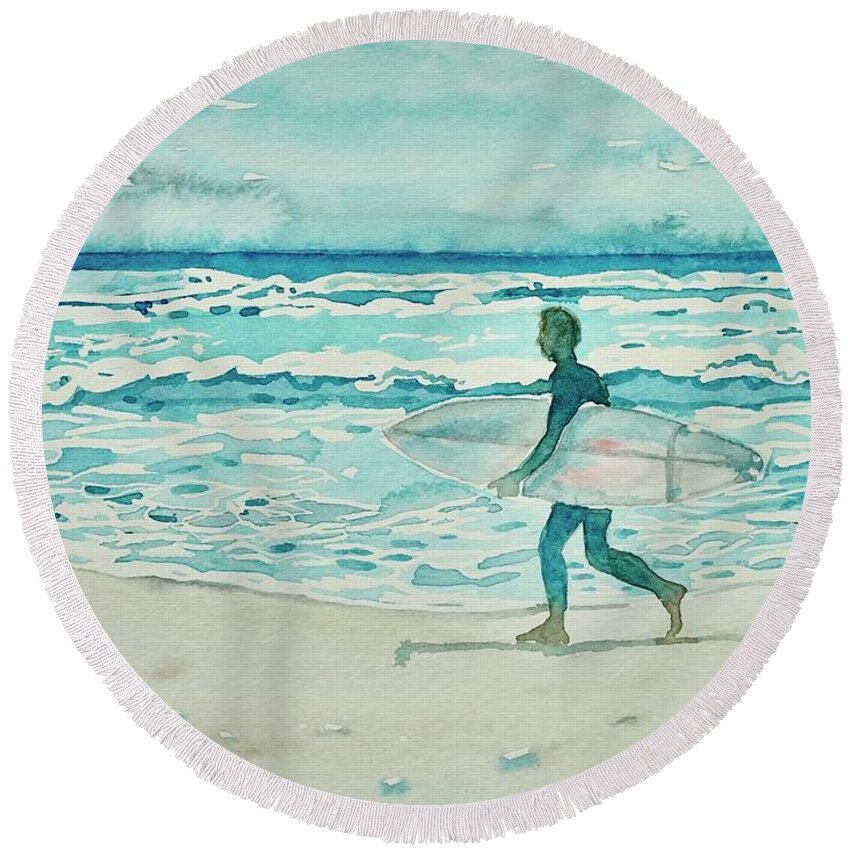 Surfers Paradise Round Beach Towels