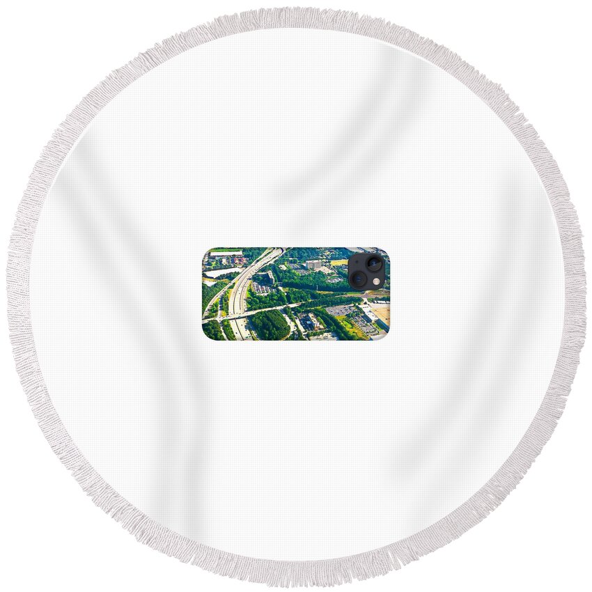  Round Beach Towel featuring the photograph Sosobone Original 4 by Trevor A Smith
