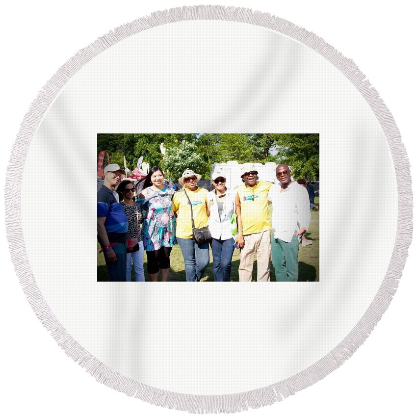  Round Beach Towel featuring the photograph The Dynasty by Trevor A Smith