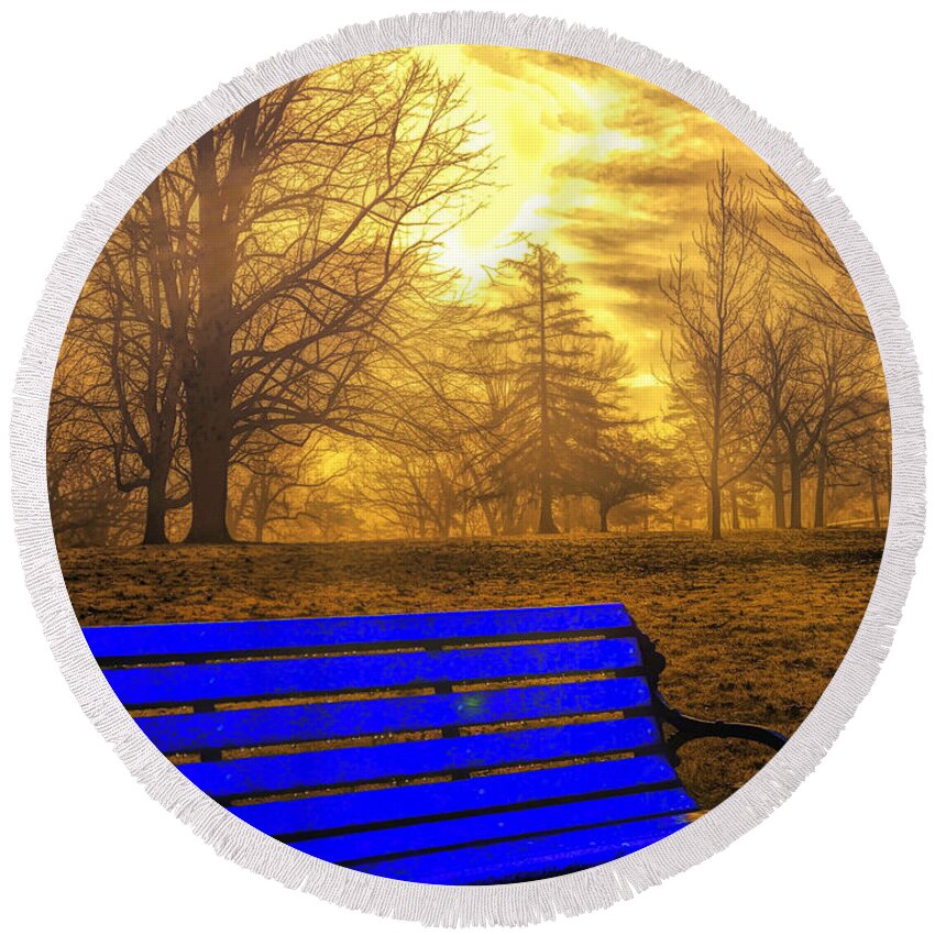  Round Beach Towel featuring the photograph Time for Spring by Jack Wilson