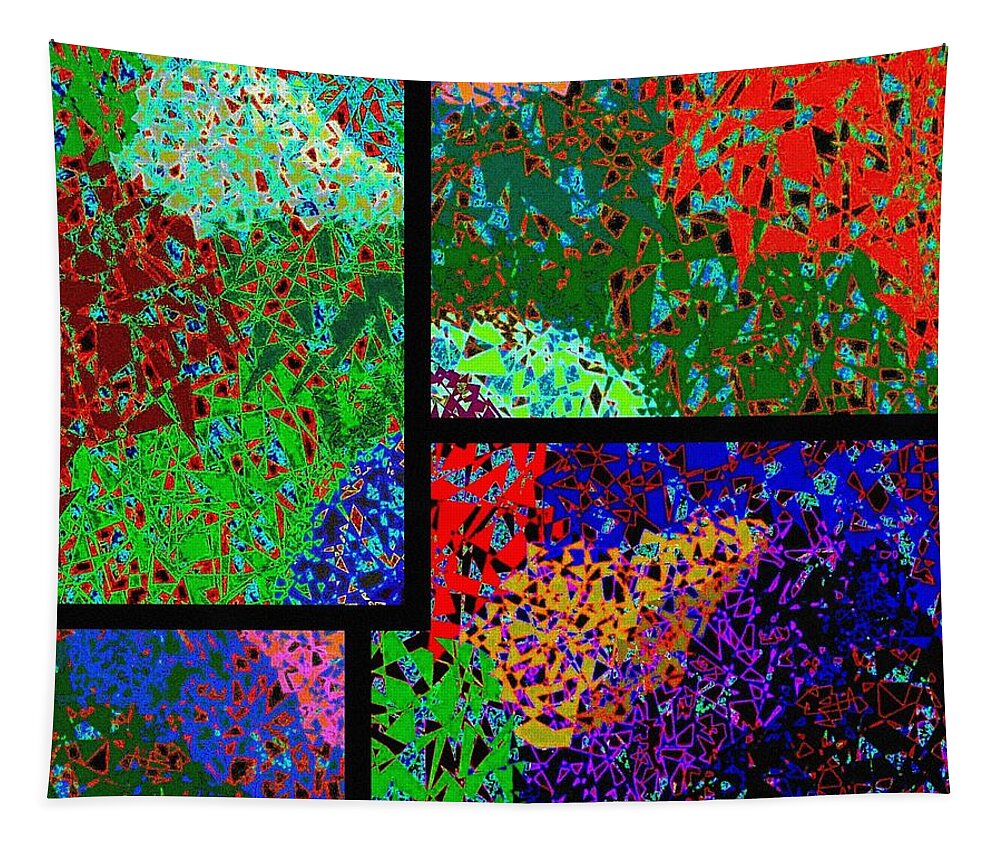 Abstract Fusion Tapestry featuring the photograph Abstract Fusion 86 by Will Borden