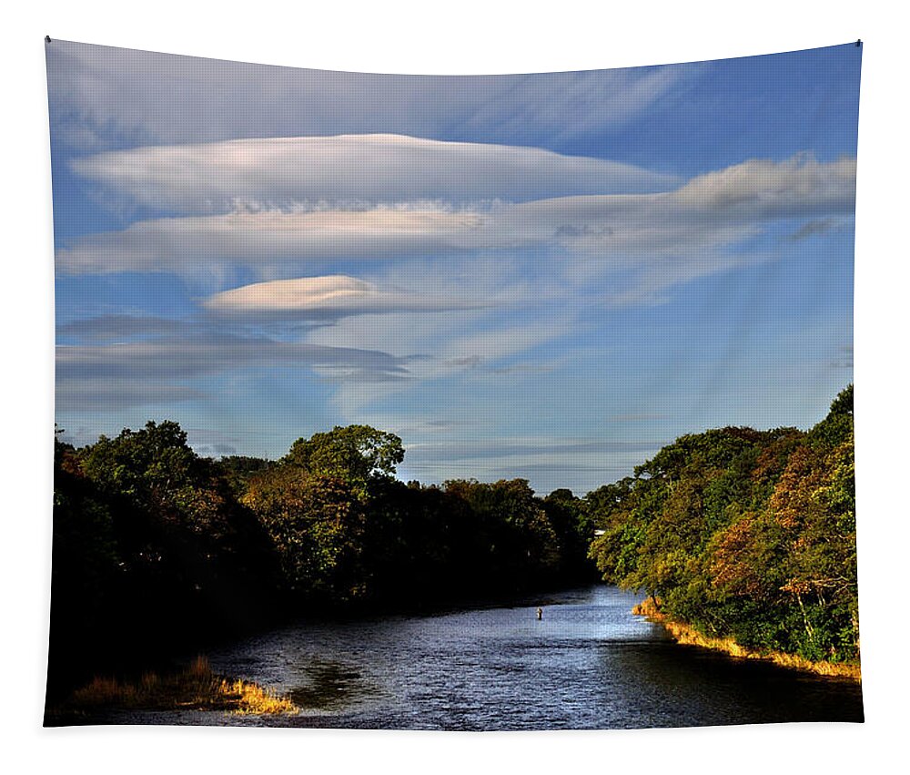  The River Beauly Tapestry featuring the photograph The River Beauly by Gavin Macrae