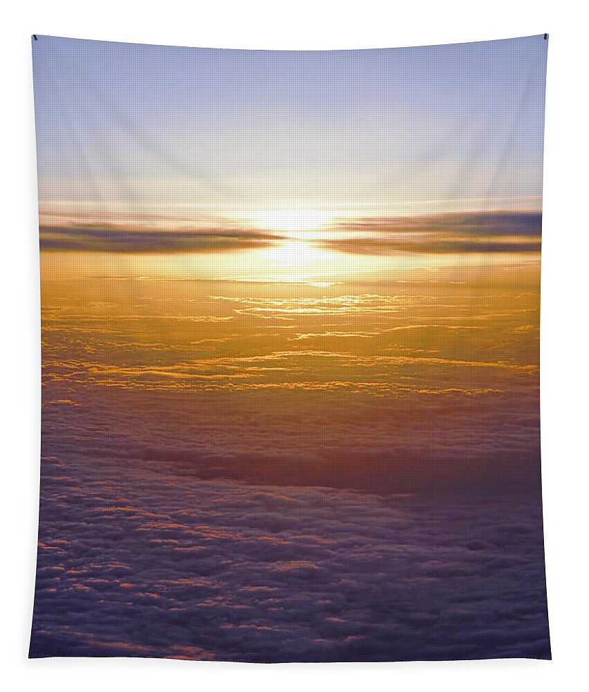 Sky Tapestry featuring the photograph Above the clouds 3 by Elena Elisseeva