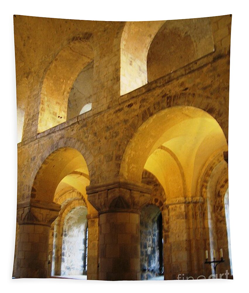 St. John's Chapel Tapestry featuring the photograph Arches by Denise Railey