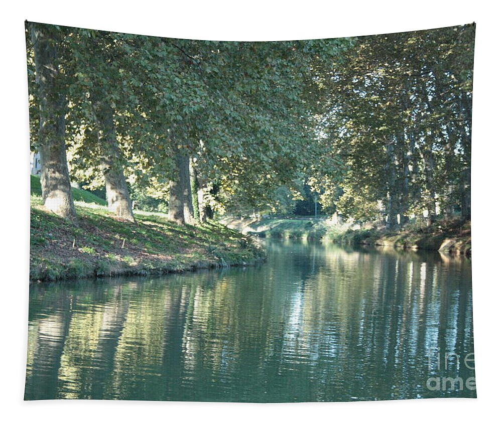 Rogerio Mariani Tapestry featuring the photograph Canal Scene #1 by Rogerio Mariani