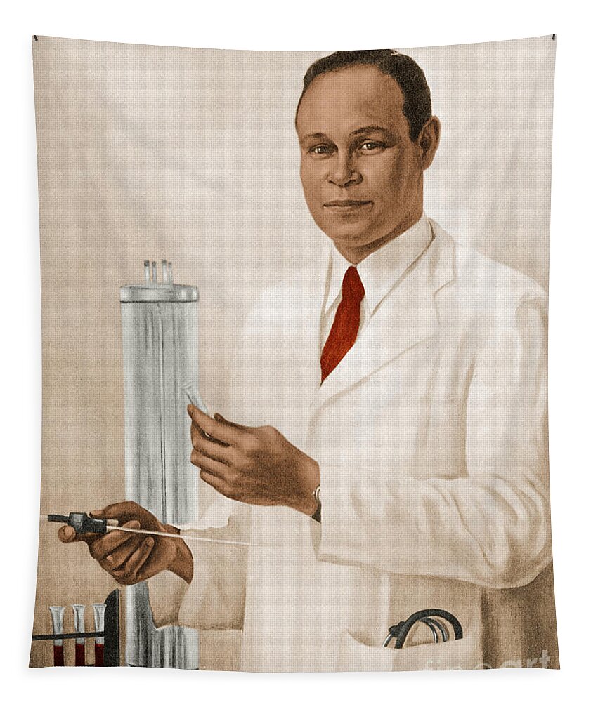 Science Tapestry featuring the photograph Charles R. Drew #1 by Science Source