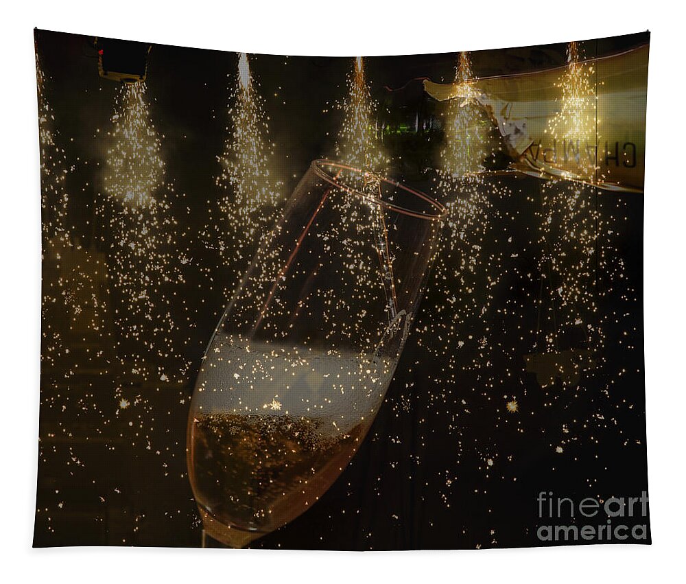 Lights Tapestry featuring the photograph Happy holidays by Patricia Hofmeester