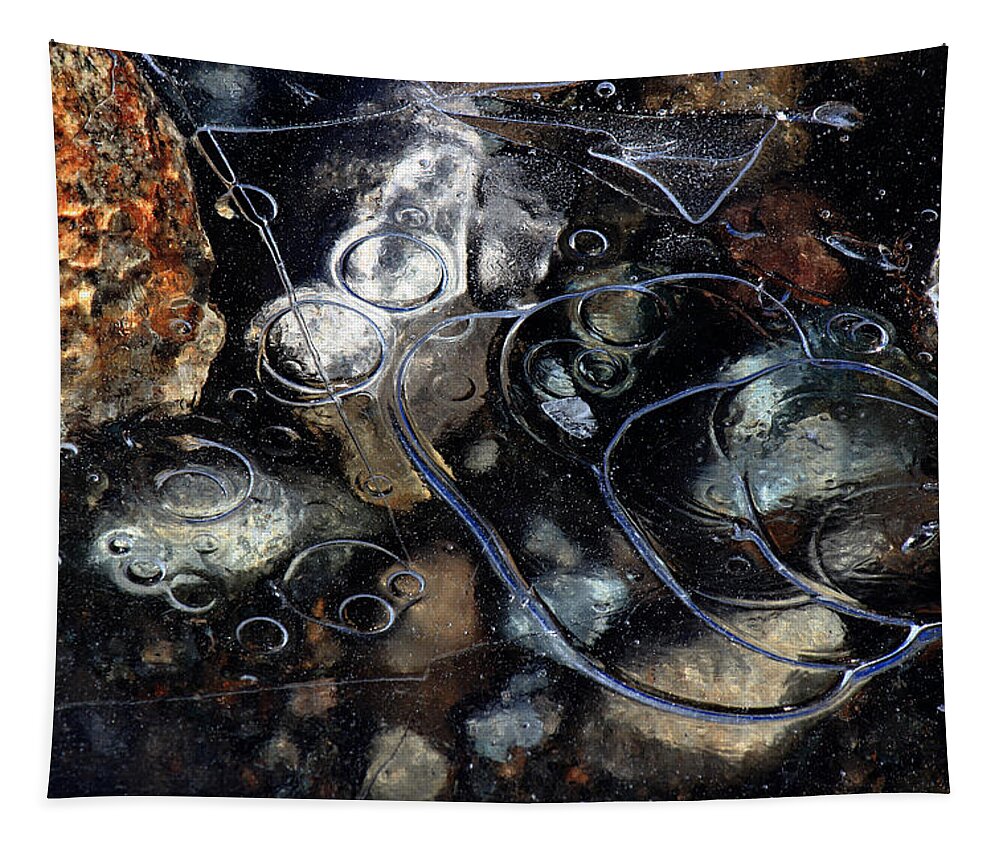 Ice Tapestry featuring the photograph Hard Water #1 by Randy Hall