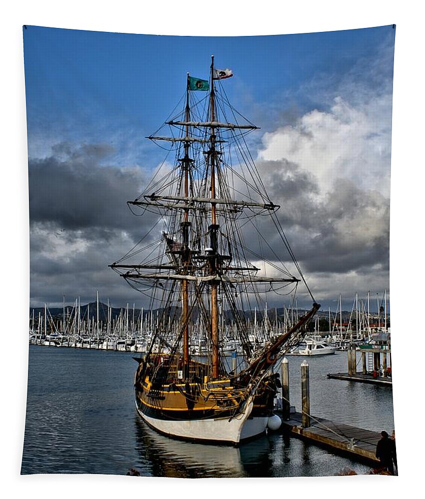 History Tapestry featuring the photograph Lady Washington #1 by Michael Gordon