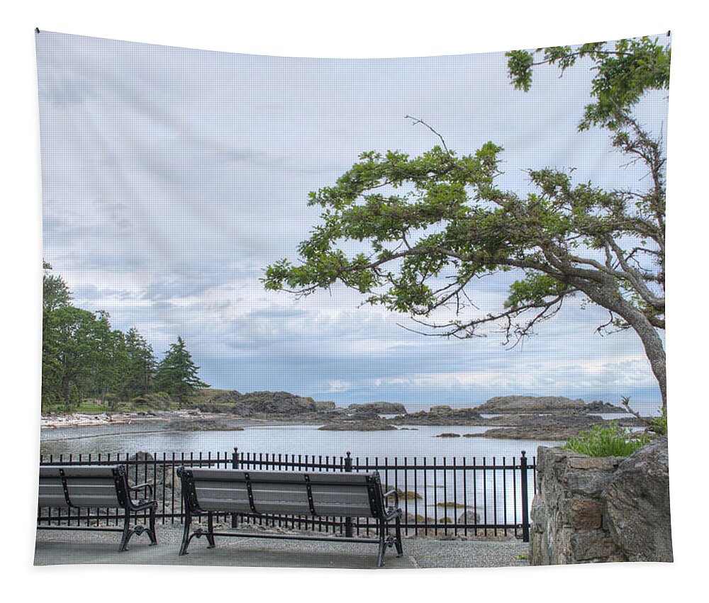 neck Point neck Point Tapestry featuring the photograph Neck Point #1 by Kathy Paynter