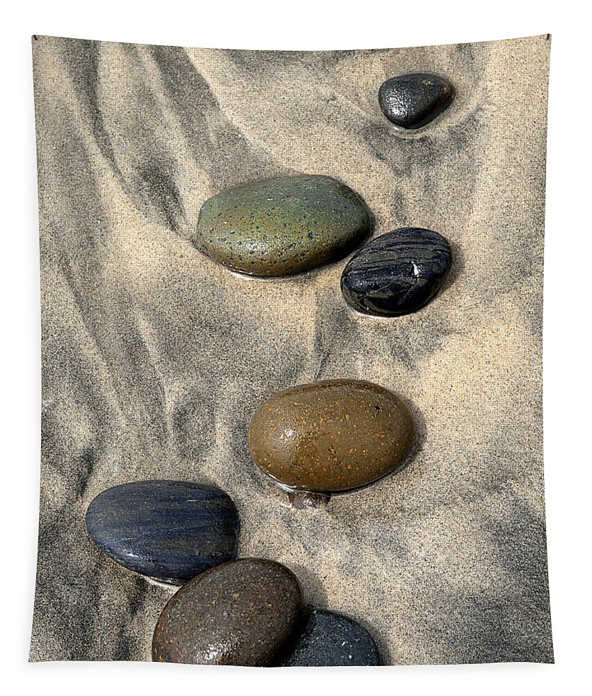 Beach Tapestry featuring the photograph Seven by Joe Schofield