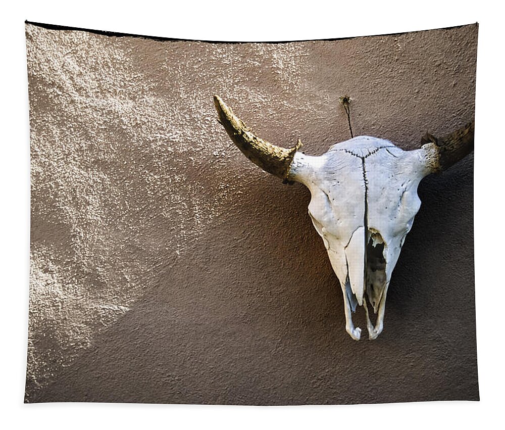 Skull Tapestry featuring the photograph Skull #1 by Kelley King