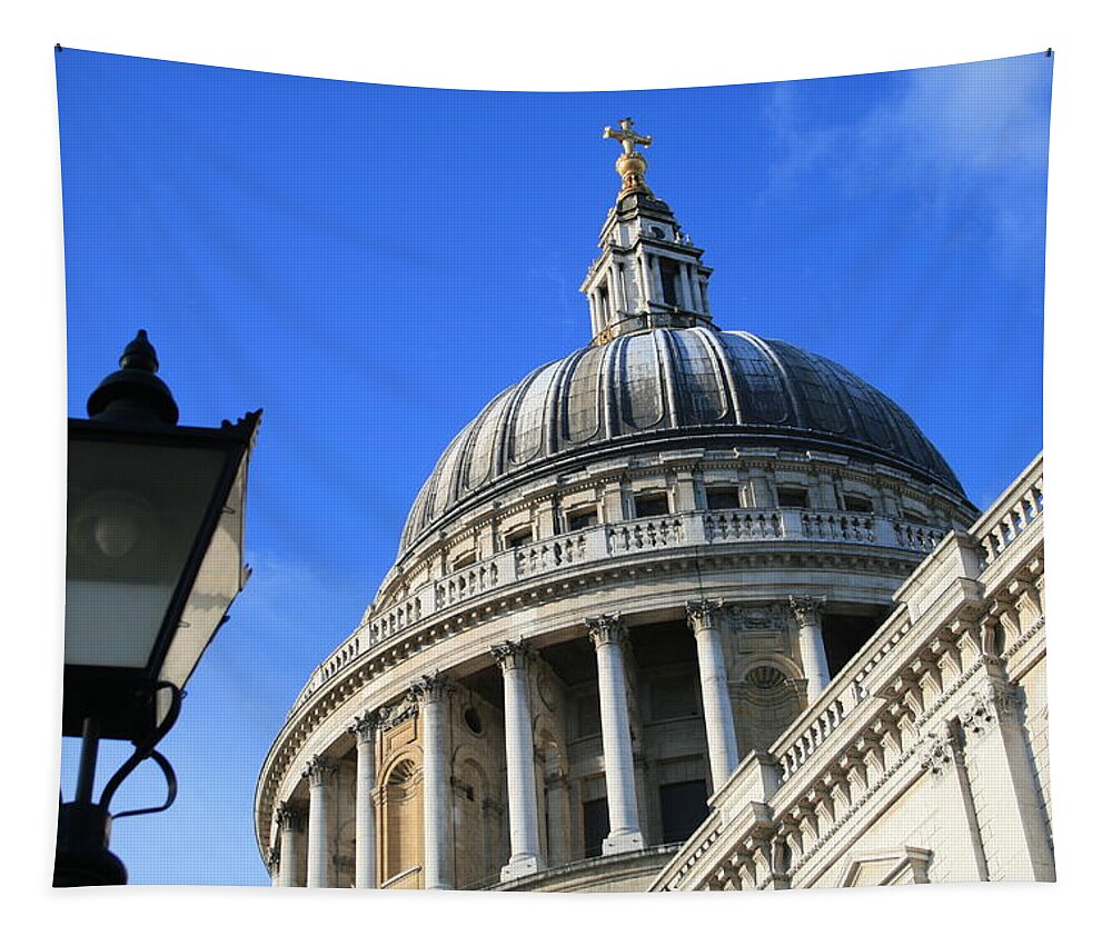 St Paul's Cathedral Tapestry featuring the photograph St Pauls Cathedral #1 by Sue Leonard