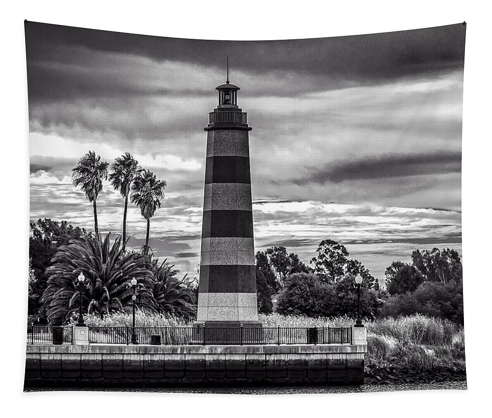 Landscape Tapestry featuring the photograph Suisun Lighthouse #2 by Bruce Bottomley