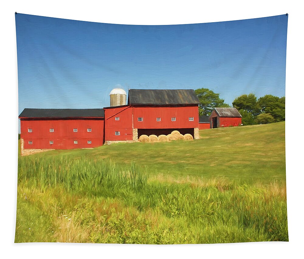 Farm Tapestry featuring the photograph Country Living in Virginia by Kim Hojnacki