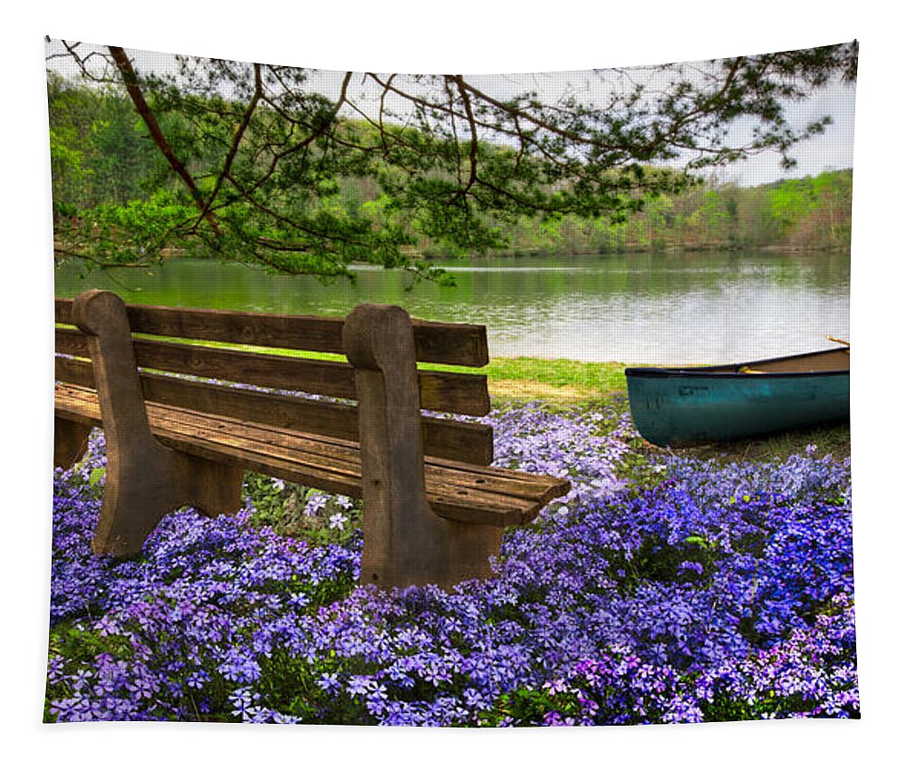 Appalachia Tapestry featuring the photograph Tranquility by Debra and Dave Vanderlaan